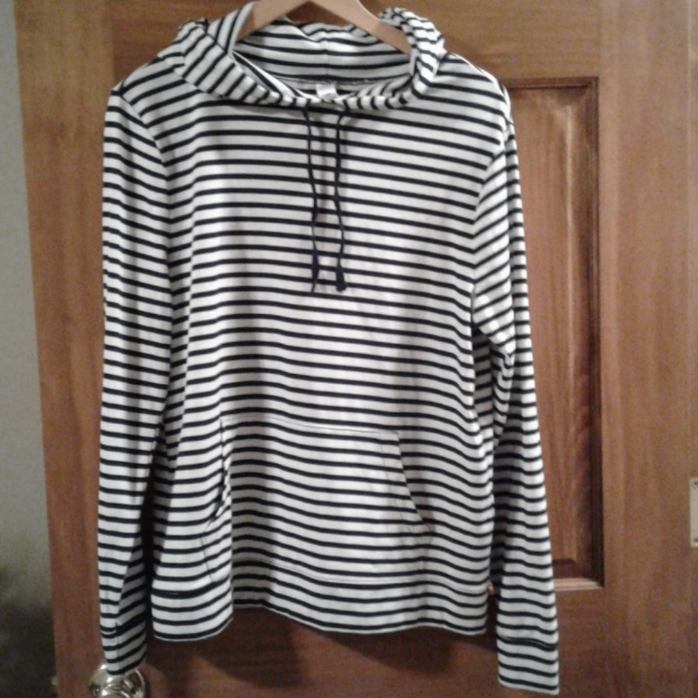 Old navy striped hooded top